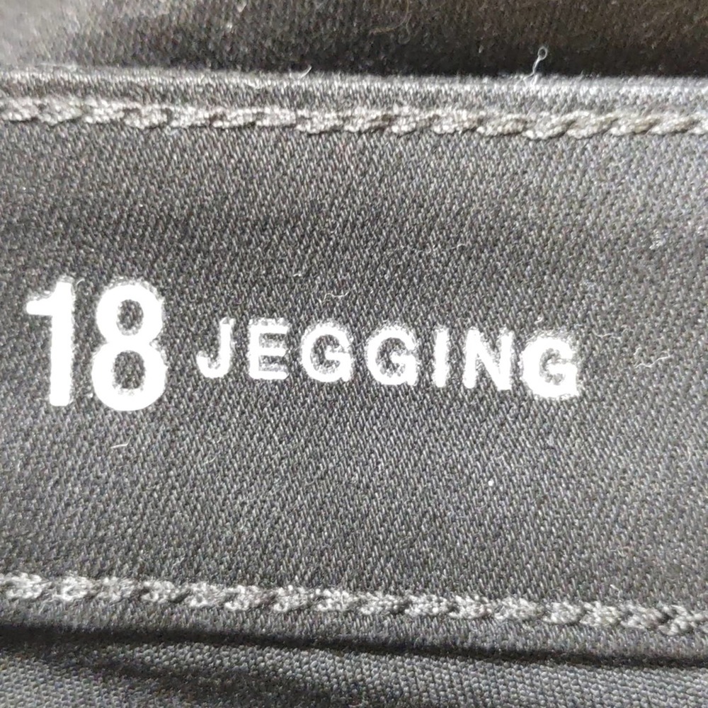 a.n.a - Mid Rise Skinny Jegging Jeans 18 Black - Picture 9 of 11